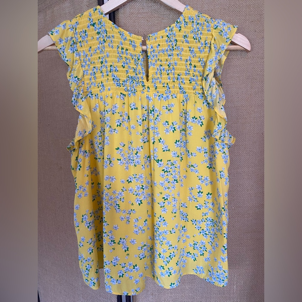 Draper James Smocked Flutter Top - image 2